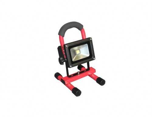 Red rechargeable led flood light